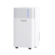 30 Pints Dehumidifier for Home and Basement, Quiet 38dB Operation, Smart Auto/Continuous/Sleep Modes, LED Display, Dual Drainage Options with Hose or Tank, Ideal for Bedrooms, Living Rooms
