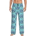 thumbnail image 1 of Fotbe Best Dad Ever Pantalones de Pijama para Hombre, Pantalones de Dormir, Pantalones de Casa con Cintura Ajustable y Bolsillos-X-Large, 1 of 6
