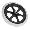 thumbnail image 4 of 8 Inch Wheelchair Front Wheels Disabled TPR Wheels Wheelchair Accessory, 4 of 5