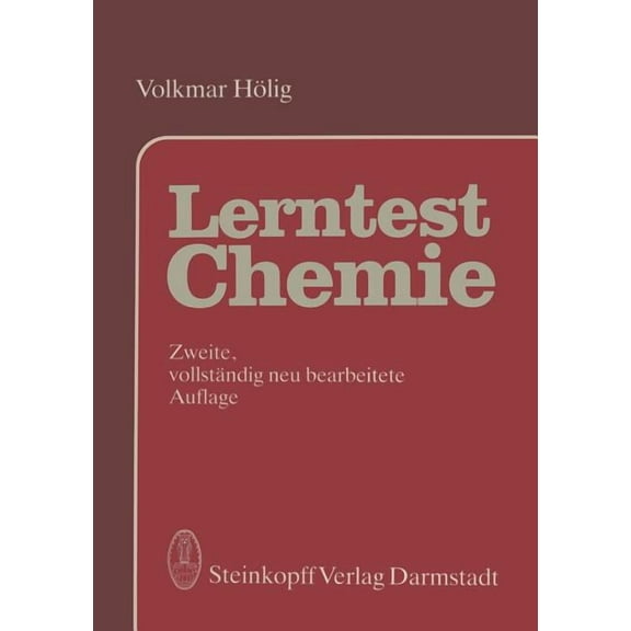 Lerntest Chemie: Allgemeine Anorganische Und Organische Chemie, (Paperback)