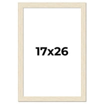17x26 Frame White Real Wood Picture Frame Width 1.5 inches | Interior Frame Depth 0.5 inches | Barn