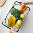thumbnail image 3 of Passoire Rétractable en Acier Inoxydable pour Fruits et Légumes, 3 of 8