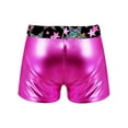 thumbnail image 2 of iiniim Kid Girls Shiny Metallic Gymnastics Ballet Dance Shorts Workout Booty Boyshorts Tracksuit, 2 of 5