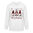 thumbnail image 4 of WZXFASHION Sweat à Capuche Décontracté de Noël pour Femmes, Col Rond, Manches Longues, 50 % de Réduction, Brodé, Fermeture Éclair, 4 of 5