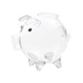 thumbnail image 6 of Kokiya 2 Glass Piggy Banks Lovely Money Saving Box for Birthday Clear and Black, 6 of 9