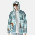 thumbnail image 2 of Gaeub Gnome And Red Fox Fishing Men's and Women's UPF 50+ Long-Sleeved Sun Protection Clothing, Fishing Shirt Long Sleeve Zip-X-Large, 2 of 7