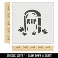 thumbnail image 2 of RIP Headstone Gravestone Tombstone Halloween DIY Cookie Wall Craft Stencil - 5.5 Inch, 2 of 5