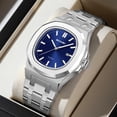 thumbnail image 2 of SKMEI Men Watch Quartz Mens Business Watch Luxury Easy to Read Date Waterproof Wrist Stainless Steel Watches for Men, 2 of 4