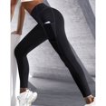 thumbnail image 6 of Women's High Waisted Leggings with Pockets Stretchy Yoga Workout Athletic Pants, 6 of 7