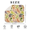 thumbnail image 4 of Microfibre Drying Mat for Kitchen Autumn Floral Leaves Butterfly Dish Drying Drainer Mat Absorbent Drying Mat Washing Up for Glass, Plate & Cup 16inch X 18inch, 4 of 7