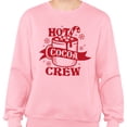 thumbnail image 2 of Hot Cocoa Crew Sweatshirt Unisex 2X-Large Pink, 2 of 5