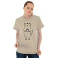 thumbnail image 5 of Caturday Coffee Cute Crazy Cat Lady Women's Graphic T Shirt Tees Brisco Brands S, 5 of 6