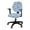 Butterfly Tie-Dye Blue, variant on SCRAWLGOD Butterfly Tie-Dye Blue Elastic Computer Office Chair Cover Comfy Easy to Install Desk Chair Cover Non-Slip Stain Resistant Rotating Chair Slipcover, 2 Piece Sets