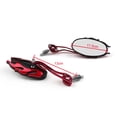 thumbnail image 3 of Universal Motorcycle Rearview Mirrors Rear View Mirror 8mm 10mm Red, 3 of 5