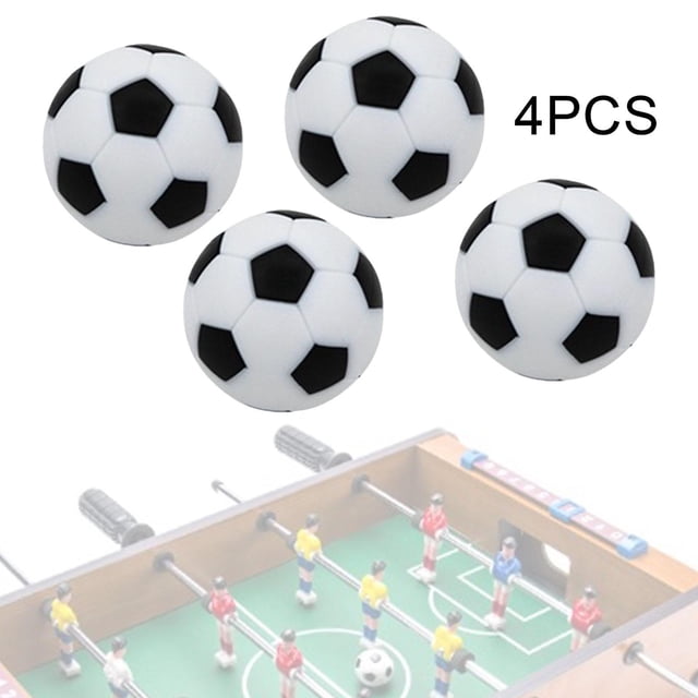 4x pelotas de futbolín, balones de fútbol de mesa de repuesto, tamaño estándar, balones de fútbol de mesa de 32mm para sala de recreación, juegos de