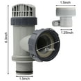 thumbnail image 3 of Adaptateur de Tuyau Type B pour Valve de Plongeur de Réservoir Intex Compatible, 3 of 8