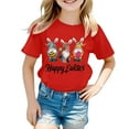 thumbnail image 4 of CAIXIA Easter Shirts Girls T Shirt Easter Day Boys Shirts Size 10 Fashion Crewneck Short Sleeve Tshirts Girl Tops Size 6 Tees Size 7 Boys Clothes 4-5 Years, 4 of 4