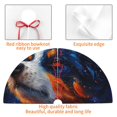 thumbnail image 4 of Sikiie Cosmic Dog Starry Night 30-48 inches {designName} Print Christmas Tree Skirt Snowman Xmas Tree Skirt with Edge Christmas Decorations for Holiday Party-48", 4 of 7