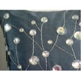 thumbnail image 3 of The HomeCentric Pillow Case Zipper Blue Shams Rhinestones Crystals Pillow Shams Pack of 2 24x24 inch (60x60 cm) Pillow Sham Square Silk Pillow Shams Pillow Shams Style Abstract - Dew Drop Diamond, 3 of 4