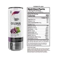 thumbnail image 3 of CELSIUS Sparkling Grape Rush Energy Drink Can 12 fl oz - 3 count, 3 of 5