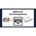 3 Pack Monster 3200Count Trading/Gaming Card Storage Box Woodhaven