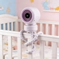 thumbnail image 4 of Mini Portable Stroller Fan, Stroller Fans Clip On, Quiet USB-C Rechargeable Baby Fan, Auto Oscillation, Flexible Tripod, for Car Seat Crib, 4 of 7
