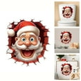thumbnail image 2 of Christmas Wall Decals Stickers Removable Large Santa Wall Stickers Diy Xmas Art Home For Winter Christmas Holiday Year Winter Party Supplies Stickers Home Decor, 2 of 7