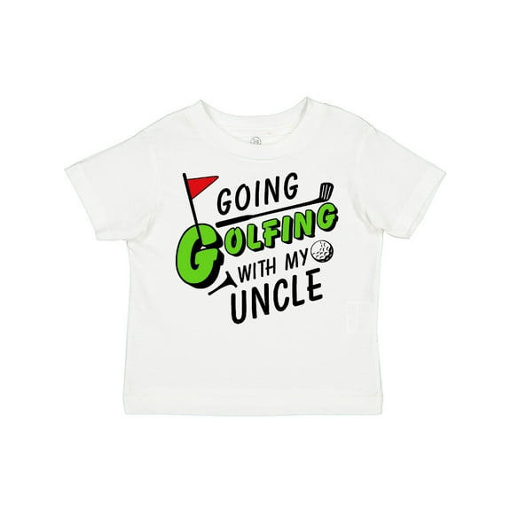 Inktastic Going Golfing with My Uncle Kids Golf Boys or Girls Toddler T-Shirt
