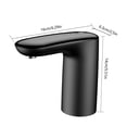 thumbnail image 2 of Generic USB-Powered Mini Water Pump for Home Use - Automatic Electric Water Dispenser with 1200mAh Battery, ABS & Stainless Steel, Black or White (Optional), 2 of 7