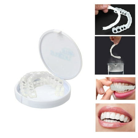 Teeth Whitening Teeth Cover Perfect Smile Comfort Fit Flex Teeth Veneers Upper Teeth + Lower Teeth (Best Teeth Whitening Company)
