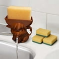 thumbnail image 4 of YiJuHui Funny Cow Sponge Holder for Kitchen Sink, Cute Countertop Sponge Organizer with Drainage Hole, Drying Rack for Sponges and Scrubbers, Novelty Kitchen Decor Accessory, 4 of 6