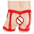 thumbnail image 6 of successthop Underwear Thongs Lace Men Plus Size Stylish Underpant Lightweight Soft Solid Thongs Red Free Size, 6 of 9