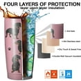 thumbnail image 4 of Dachshund Dog Tumbler Stainless Steel Insulated Travel Coffee Cups with Lid and Straw,Ideal Memorial Gift for Dog Dad/Mom,20oz, 4 of 6