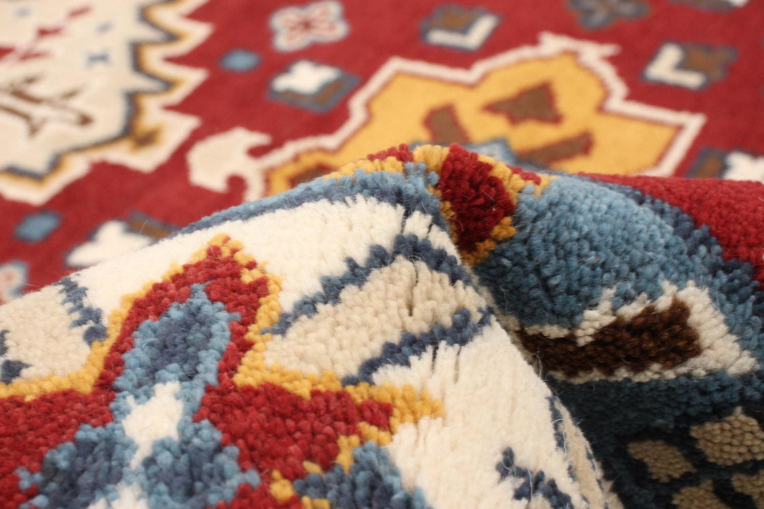ECARPETGALLERY 100% Wool Traditional Indoor Area Rug for Entrance, Bedroom