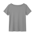 thumbnail image 6 of Lzobxe Summer Tops for Women Athletic Short Sleeve Crew Neck Basic Running Sport Summer Casual Comfy Workout,Size S-2XL, 6 of 6