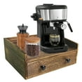 thumbnail image 1 of Estbridge 1pc Rustic Wood Countertop Coffee Bar Organizer  Coffee Station Organizer With Coffee Pod Drawer Holder K Cup Organizer  Coffee Machine Stand Coffee Bar Accessories Organizer  K, 1 of 7