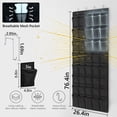 thumbnail image 2 of UHIAGREE Over the Door Shoe Organizer,Hanging Shoe Rack with 40 Large Breathable Mesh Pockets(Black), 2 of 7