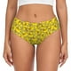 thumbnail image 1 of Balery Ducky Cartoon Animal Yellow Ropa Interior de Algodón para Mujer con Dibujo – Braguitas Cómodas y Elásticas, Estilo Clásico-Large, 1 of 6