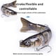 thumbnail image 5 of Eigraketly Bait Lure Crankbait Pesca Multi-seccional Hundimiento Swimbait con Garra Barb Hook, D8K-03 Type3 NO3 Eigraketly OD000183-03B, 5 of 6