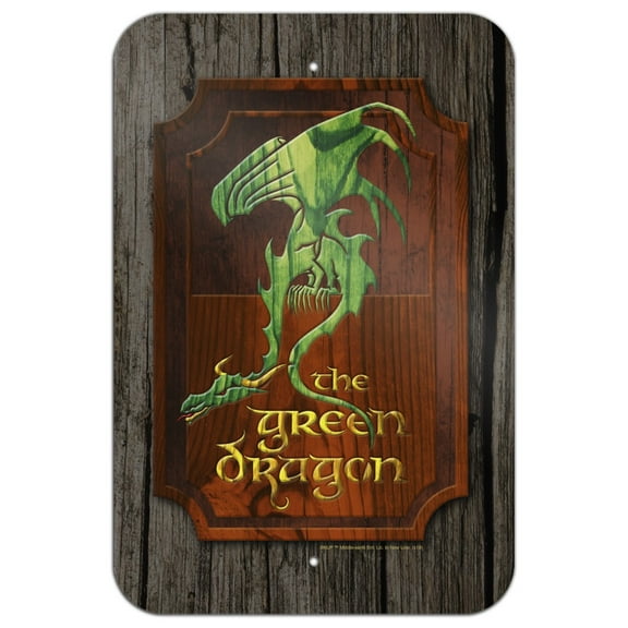 Lord of the Rings The Green Dragon Home Business Office Sign