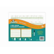 Channie's Magnetic Whiteboard with One Black Marker, 2 Pack