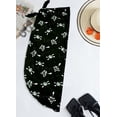 thumbnail image 4 of HAPPY BAY Women's Beachwear Summer Beach Wrap Bathing suit Costumes Bikini Wraps Skirt Swim Cover up Sarong Long Coverups for Women One Size Crossbones, Scary Black, 4 of 5