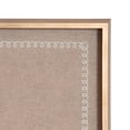 thumbnail image 6 of Kate and Laurel Framed Glass Dry Erase Art Neutral Linen with White Scalloped Whiteboard for Wall  by The Creative Bunch Studio, 24 x 18, Blake Gold Frame, Modern,  Dry Erase Art For Wall Decor, 6 of 8