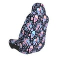 thumbnail image 2 of Yiaed cool Skull flower Print Car Seat Covers,Universal Auto Seats Protector Fits for Car,SUV Sedan,Truck,Automotive Seat Covers & Accessories, 2 of 5