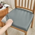 thumbnail image 4 of LmnLft Elastic Solid Color Chair Slipcovers - Soft Brushed Fabric Seat Covers with Anti-Slip Backing for Dining Room & Office, 4 of 9