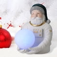 thumbnail image 3 of Lámpara de mesa con estatua de Papá Noel LED de luz nocturna creativa para el hogar Verde, 3 of 5
