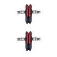 thumbnail image 4 of Eigraketly 1 par de pastillas de freno silenciosas para bicicleta de montaña y carretera, soporte de freno en V para freno de bicicleta MTB, rojo 2piezas, 4 of 6