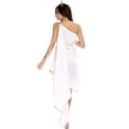 thumbnail image 3 of Vestido blanco de diosa griega antigua, disfraz de Athena, Túnica egipcia asimétrica, Cosplay de Halloween, vestido de fiesta elegante, 3 of 4