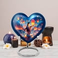 thumbnail image 5 of MUKTIVE Penguin Funeral Urns for Human Ashes Adult Men & Women, Keepsake Memorial Heart Urn for Adult Female, Lantern Blue Cremation for Ashes Mom & Dad,(1 Large, 4 Keepsake), 5 of 7
