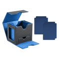 thumbnail image 4 of Estuche Para Baraja De Cartas Con Capacidad Para Más De 100 Tarjetas, Accesorios, Multifuncional, Interior De Piel Sintética En Color Azul Interior azul, 4 of 8